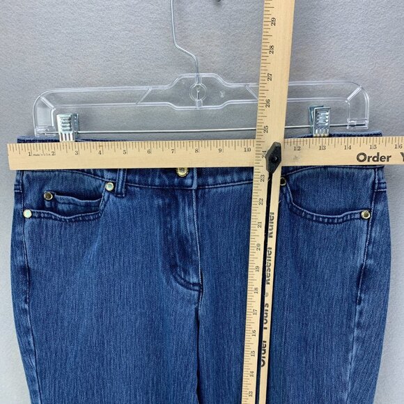 J McLaughlin Jeans Womens‎ 6x30 Blue Skinny Fit Mid Rise Stretch Medium Wash - Picture 8 of 15